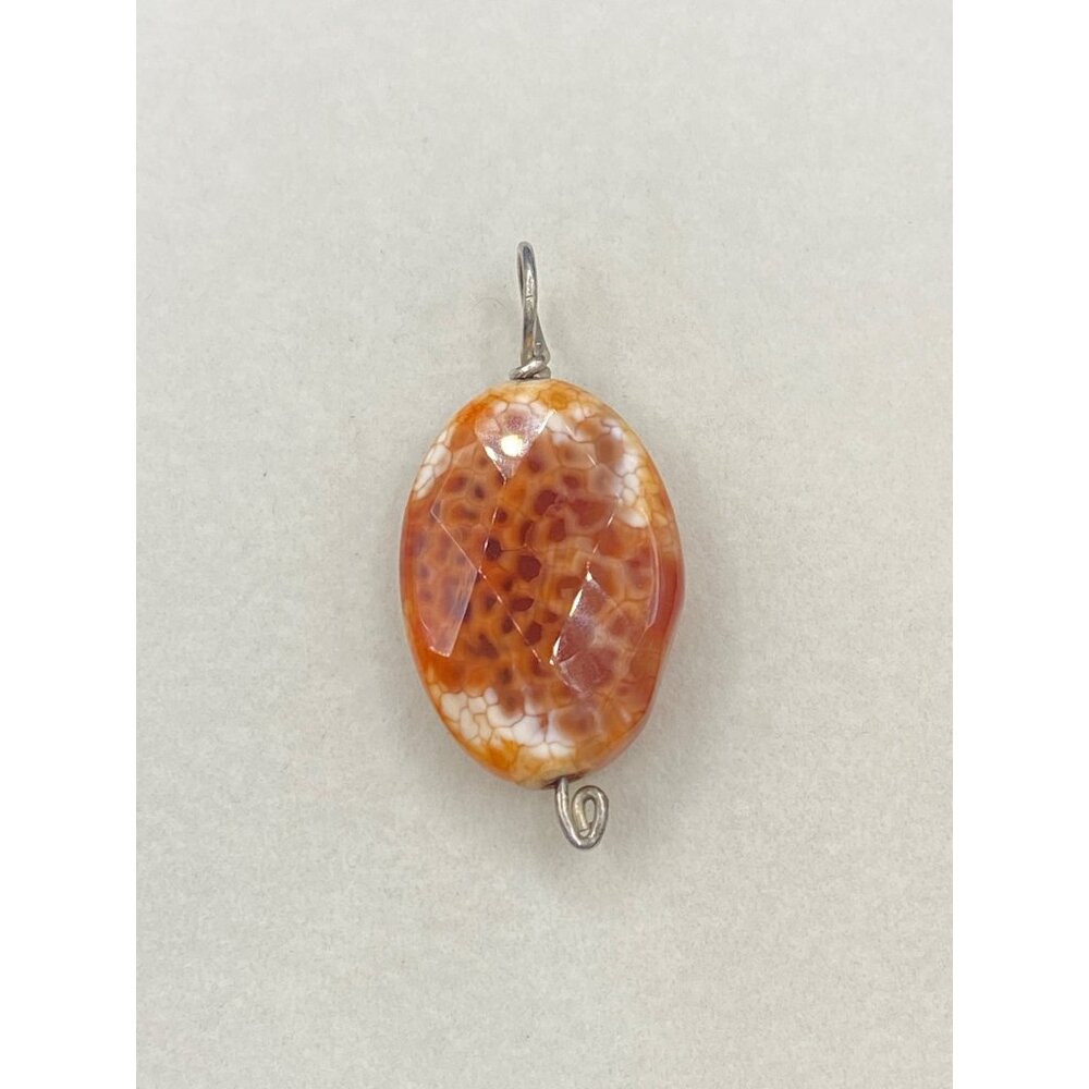 Snakeskin agate pendant